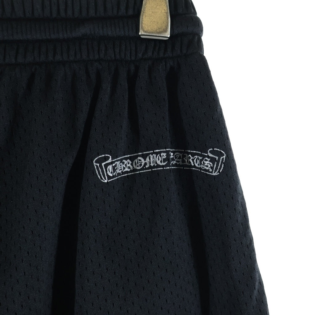 CHROME HEARTS(クロムハーツ) MESH WARM UP JERSEY CHプリントメッシュハーフパンツ ブラック