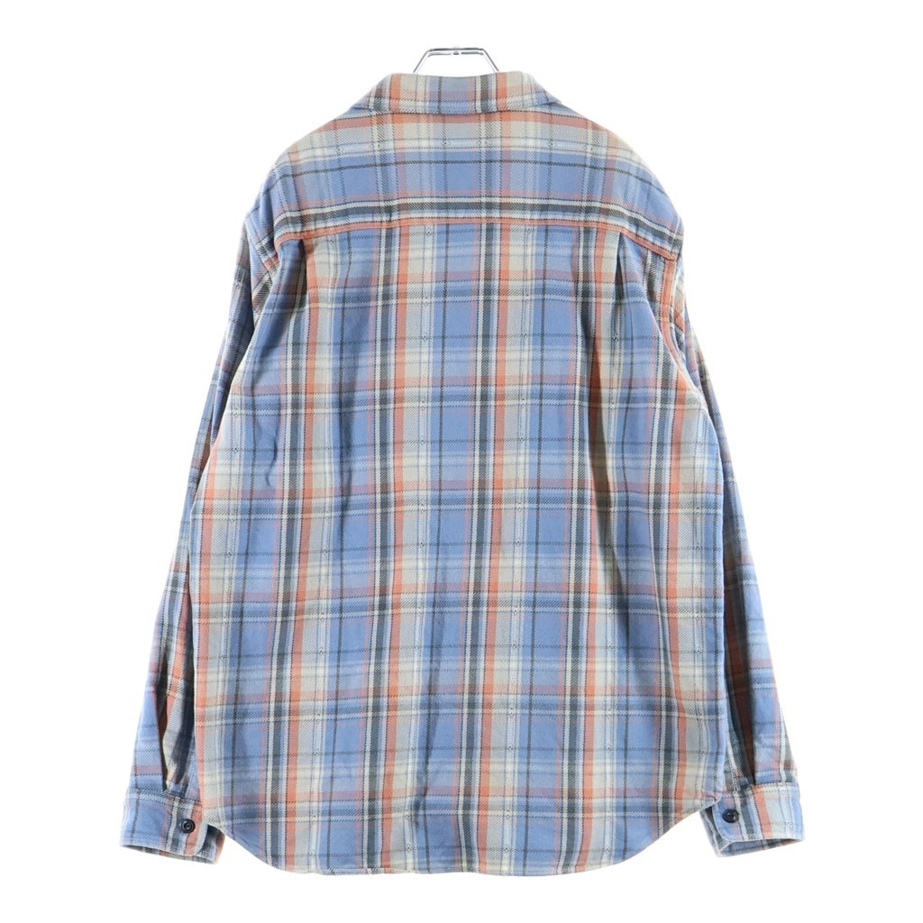 STUSSY(ステューシー) Dan Washed Cotton Plaid Shirt 総柄コットン 長袖ネルシャツ マルチカラー 1110344