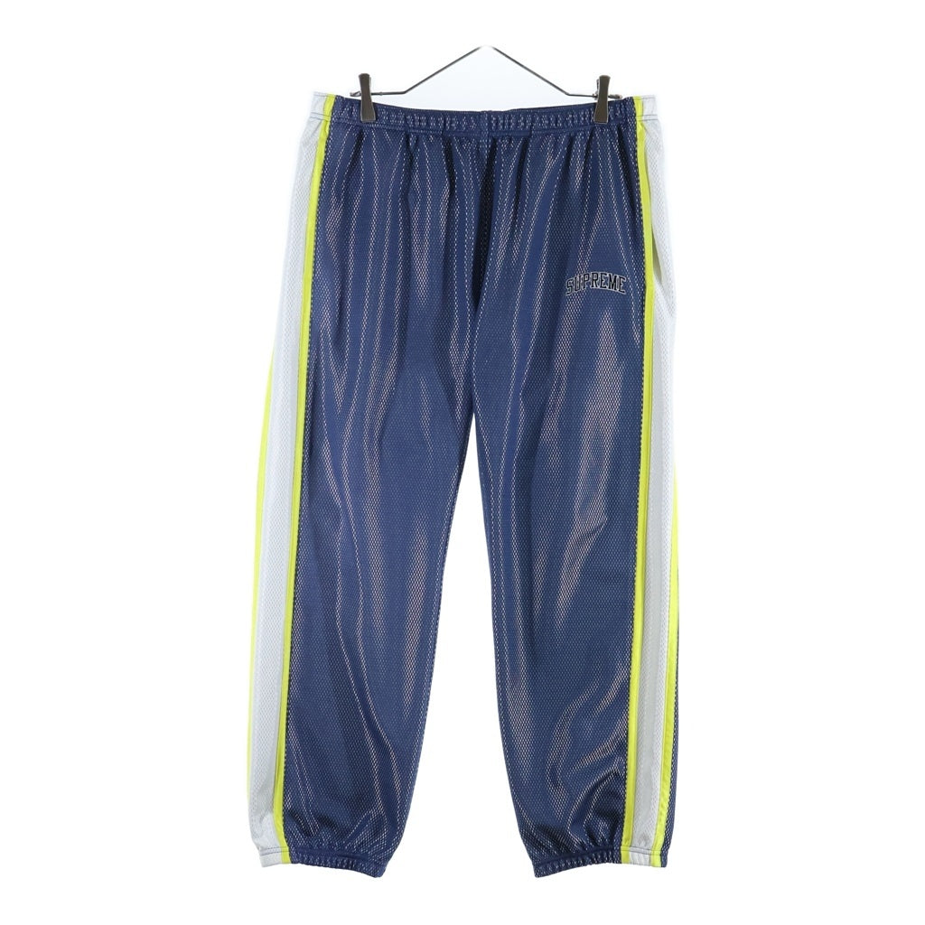 SUPREME(シュプリーム) 18SS Bonded Mesh Track Pant ボンディングメッシュトラックパンツ ネイビー/イエロー