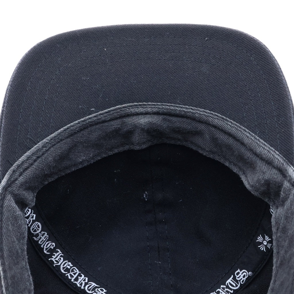 CHROME HEARTS(クロムハーツ) TRACKER CAP クロスボール ホースシュー刺繍 トラッカーキャップ ブラック