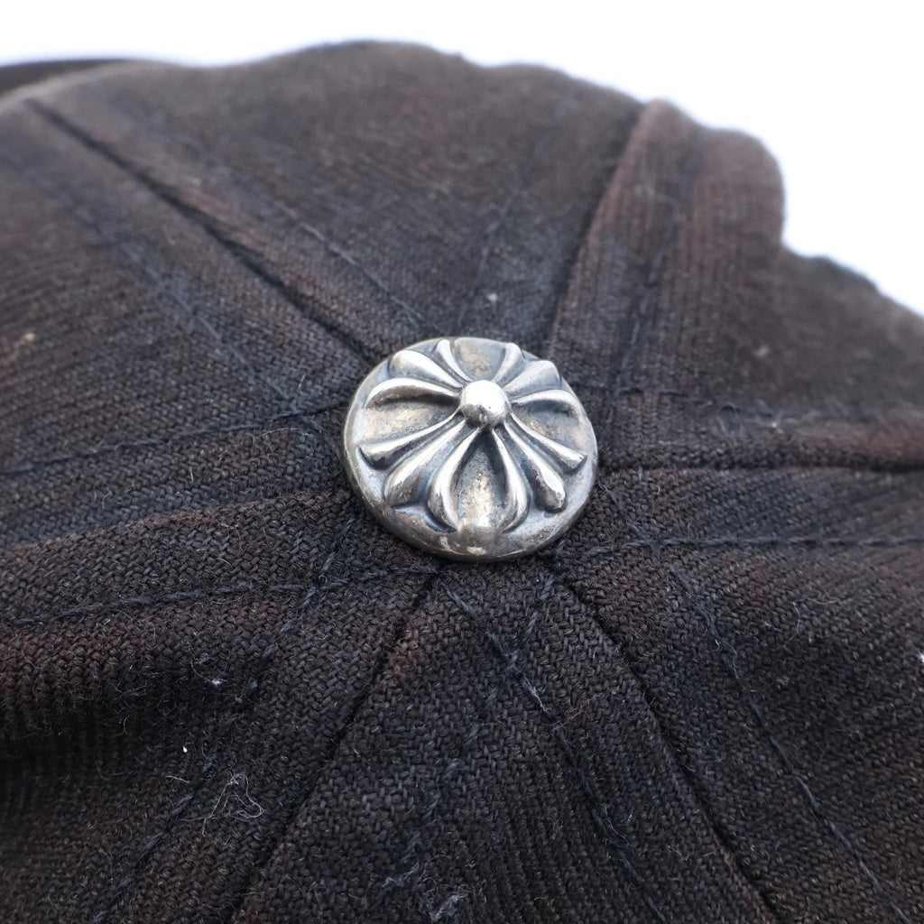 CHROME HEARTS(クロムハーツ) TRACKER CAP クロスボール ホースシュー刺繍 トラッカーキャップ ブラック