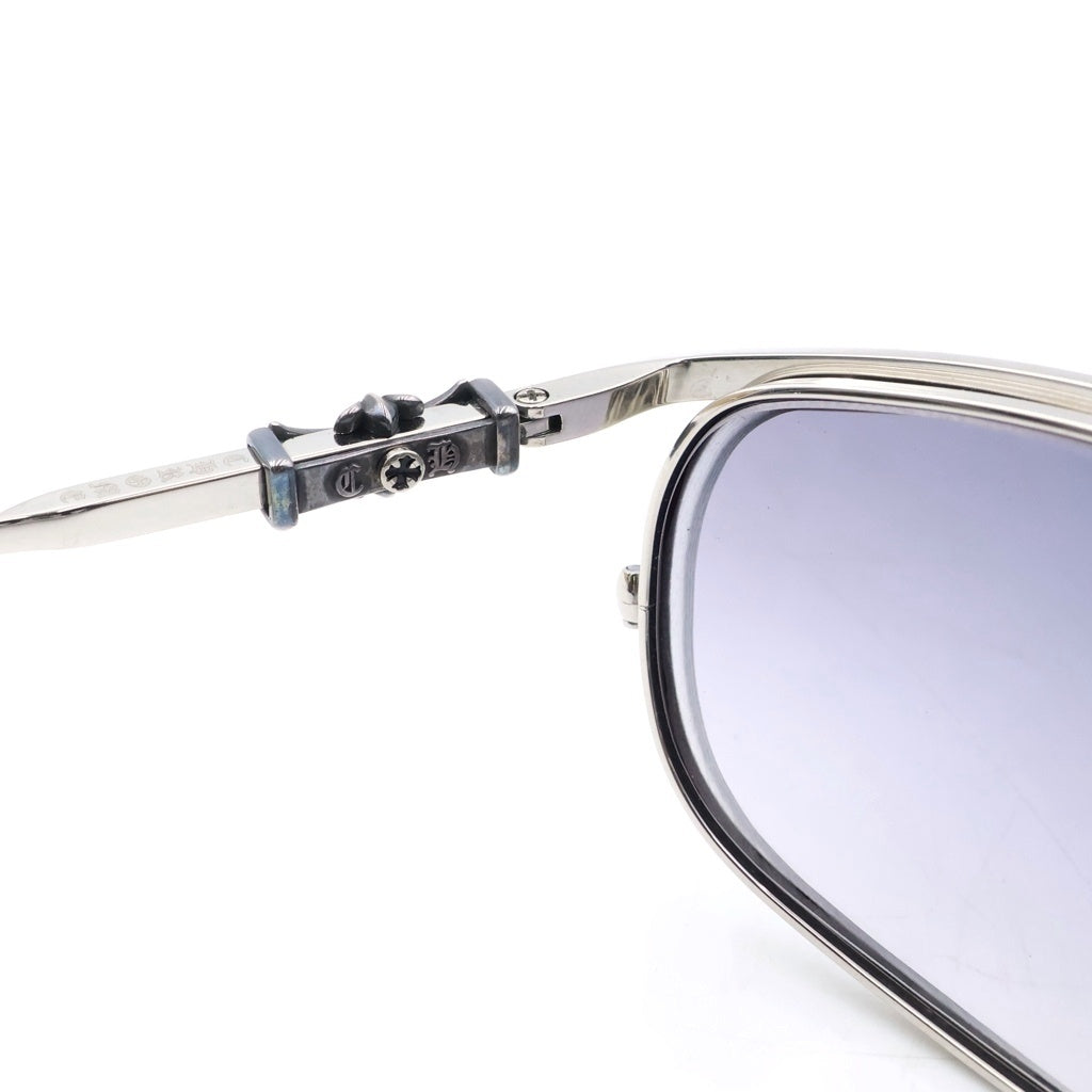 CHROME HEARTS(クロムハーツ) INSTAOUNCE CHプラス フォックスフレーム サングラス メガネ シルバー
