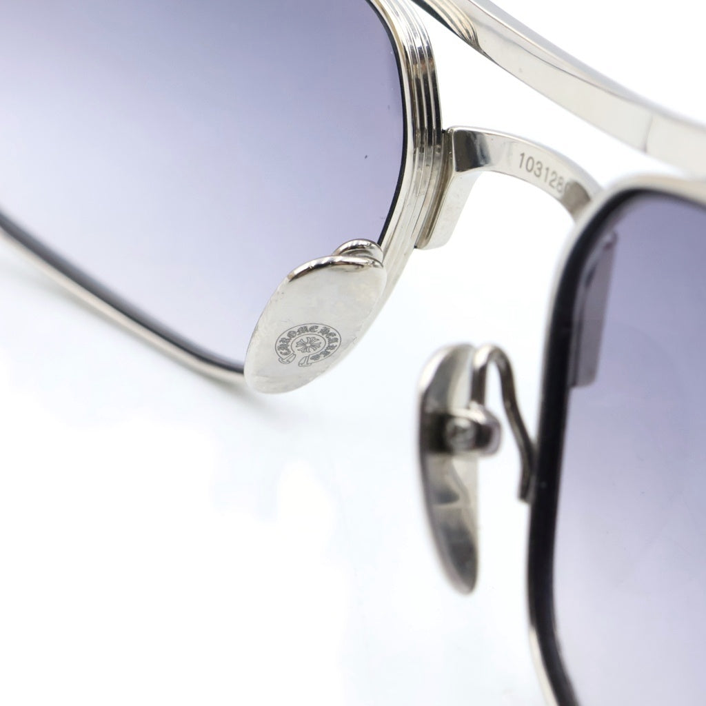CHROME HEARTS(クロムハーツ) INSTAOUNCE CHプラス フォックスフレーム サングラス メガネ シルバー