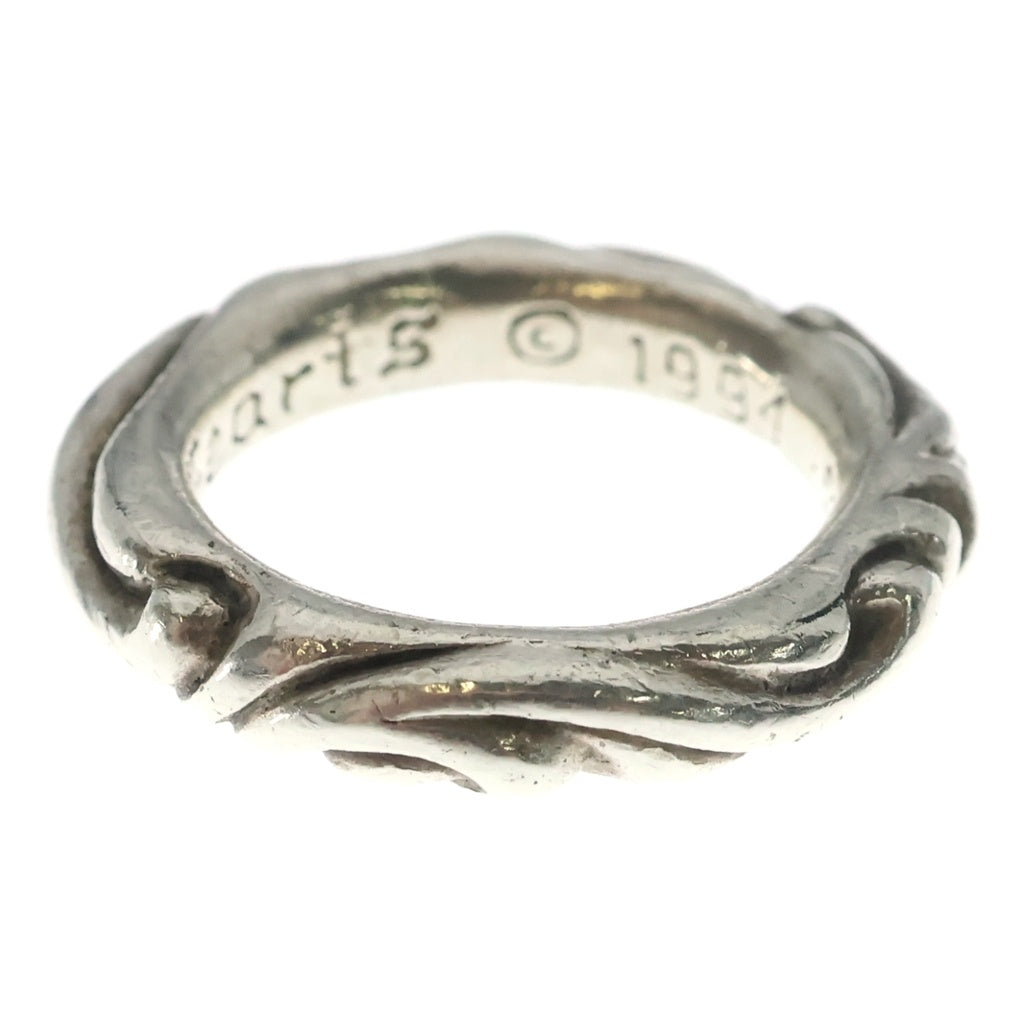 CHROME HEARTS(クロムハーツ) SCRL BAND スクロールバンド リング シルバー BCA351