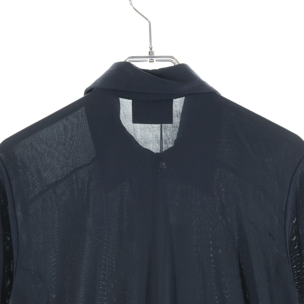 FENDI(フェンディ) 長袖ナイロンマキシシャツ ロングワンピース レディース ブラック D2506010