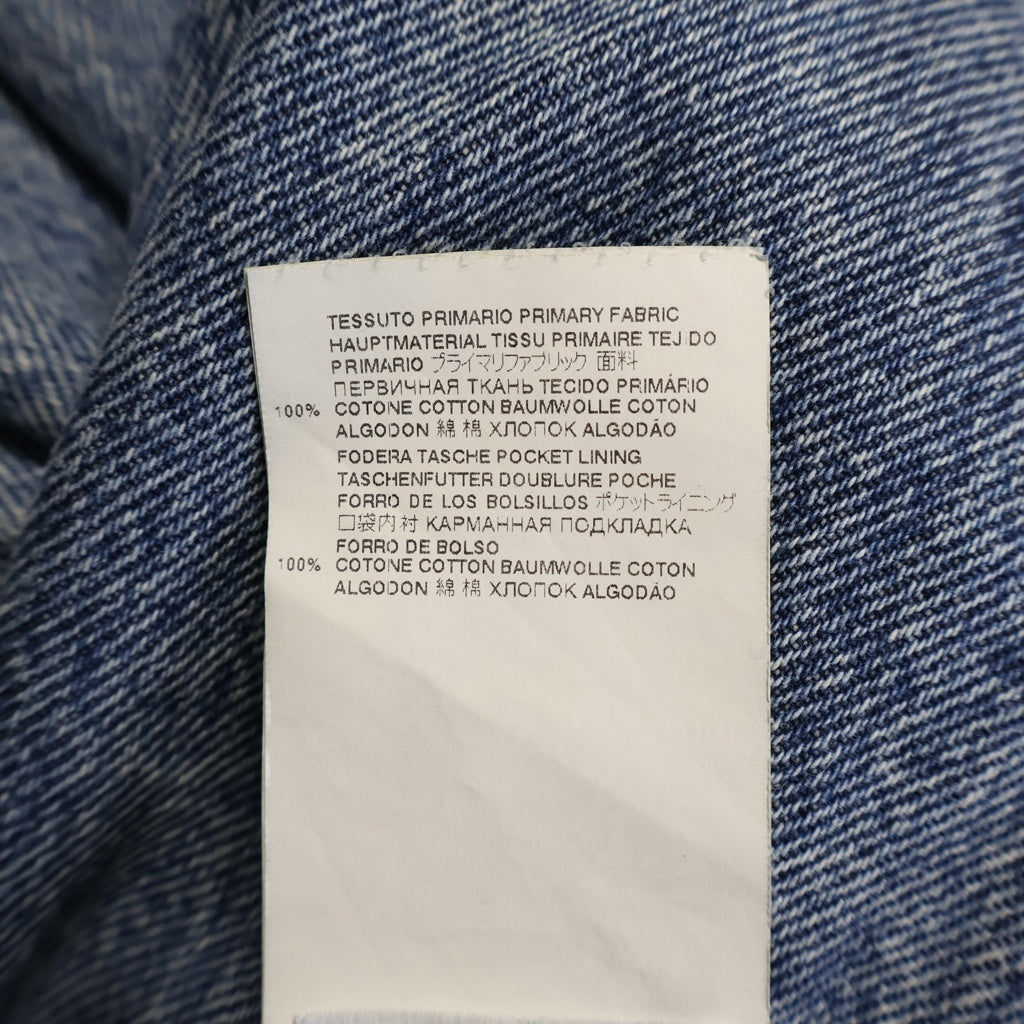 Maison Margiela(メゾンマルジェラ) 22SS コントラストポケット ジップフライ デニムパンツ インディゴ レディース S51LA0052