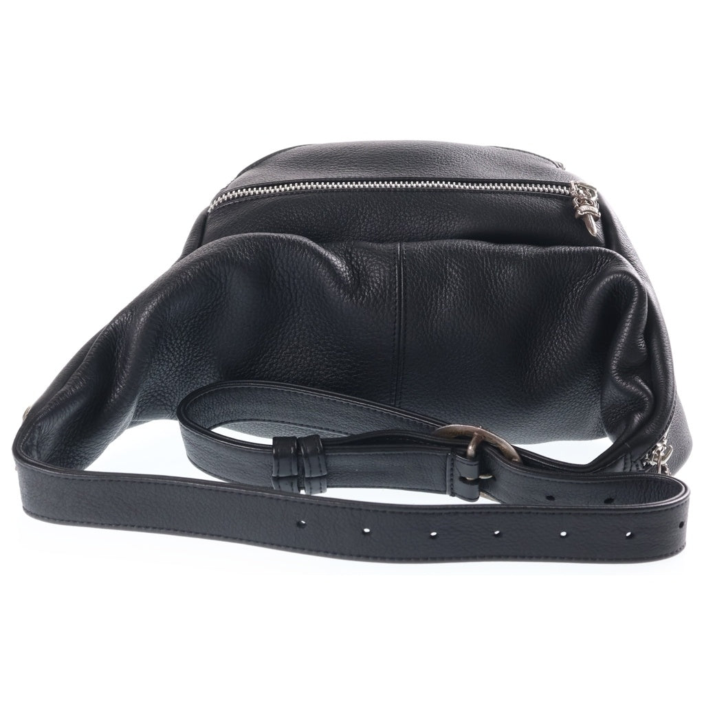 CHROME HEARTS(クロムハーツ) #1 SNAT PACK スナットパック ダガージップ ガンスリンガーベルト レザーウエストバッグ ブラック
