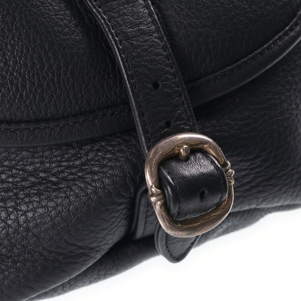 CHROME HEARTS(クロムハーツ) #1 SNAT PACK スナットパック ダガージップ ガンスリンガーベルト レザーウエストバッグ ブラック
