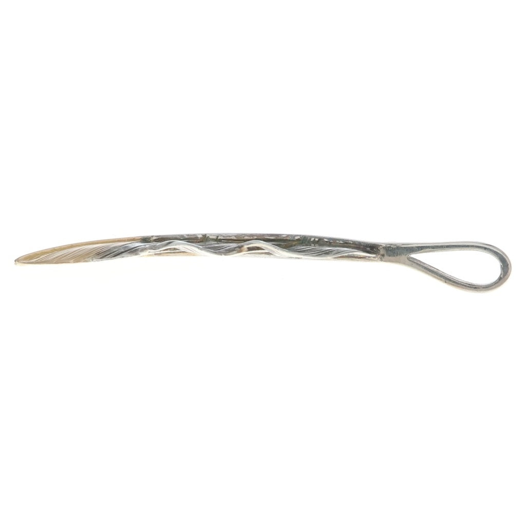 鷲見太郎(ワシミタロウ) K18 Flight Feather 01 先金 フライトフェザー ペンダントトップ シルバー/ゴールド