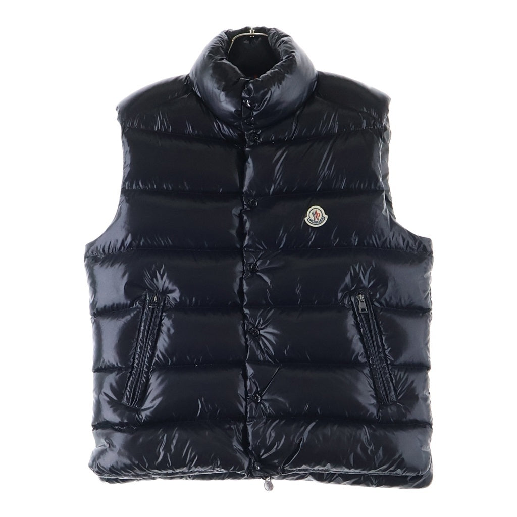 MONCLER(モンクレール) TIBB GILET ロゴワッペン ナイロン ダウンベスト ブラック H20911A00096