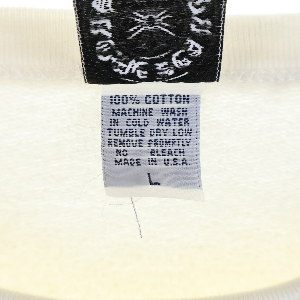 CHROME HEARTS(クロムハーツ) OLD Horseshoe SweatShirt オールド ホースシュー アームロゴ クルーネック長袖スウェットトレーナー ホワイト