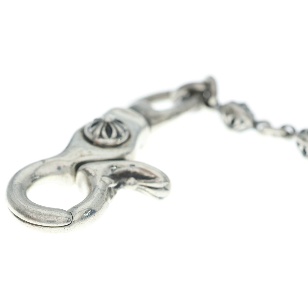 CHROME HEARTS(クロムハーツ) OLD 1BALL LONG-T/2クリップロング#1クロスボール ウォレットチェーン シルバー BCA385