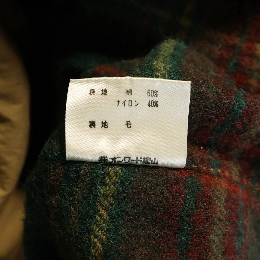 POLO RALPH LAUREN(ポロラルフローレン) ベルト付き 裏地ウールチェック フーデッドコート ベージュ P12-JRRL-KA-0714