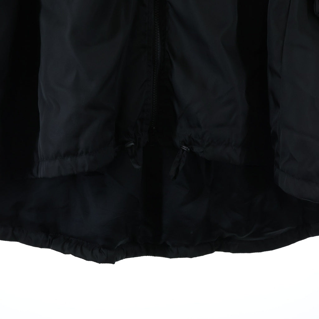 VALENTINO(ヴァレンティノ) VLTN ロゴプリント ナイロンコート ブラック QBCCK00S4AL