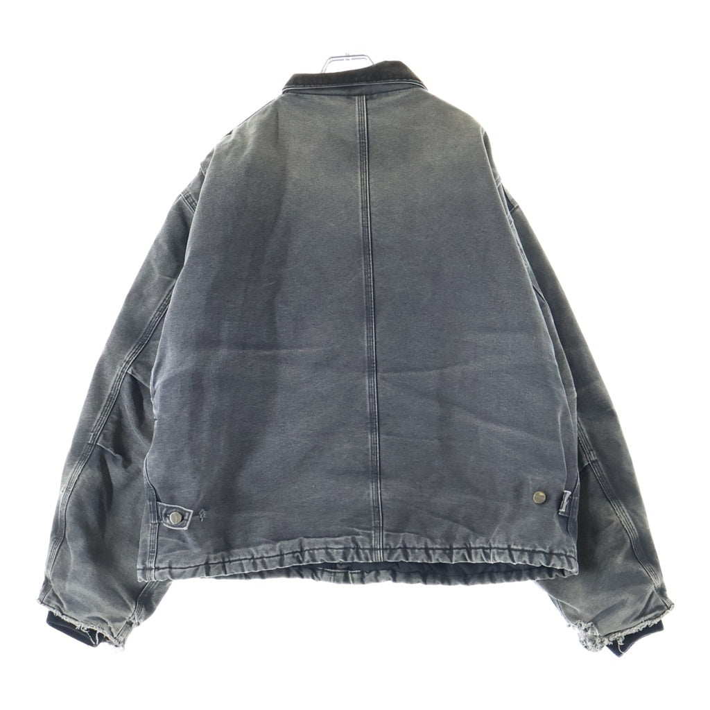 CARHARTT(カーハート) 90-00s VINTAGE TRADITONAL JACKET J22BLK USA製 トラディショナルジャケット グレー