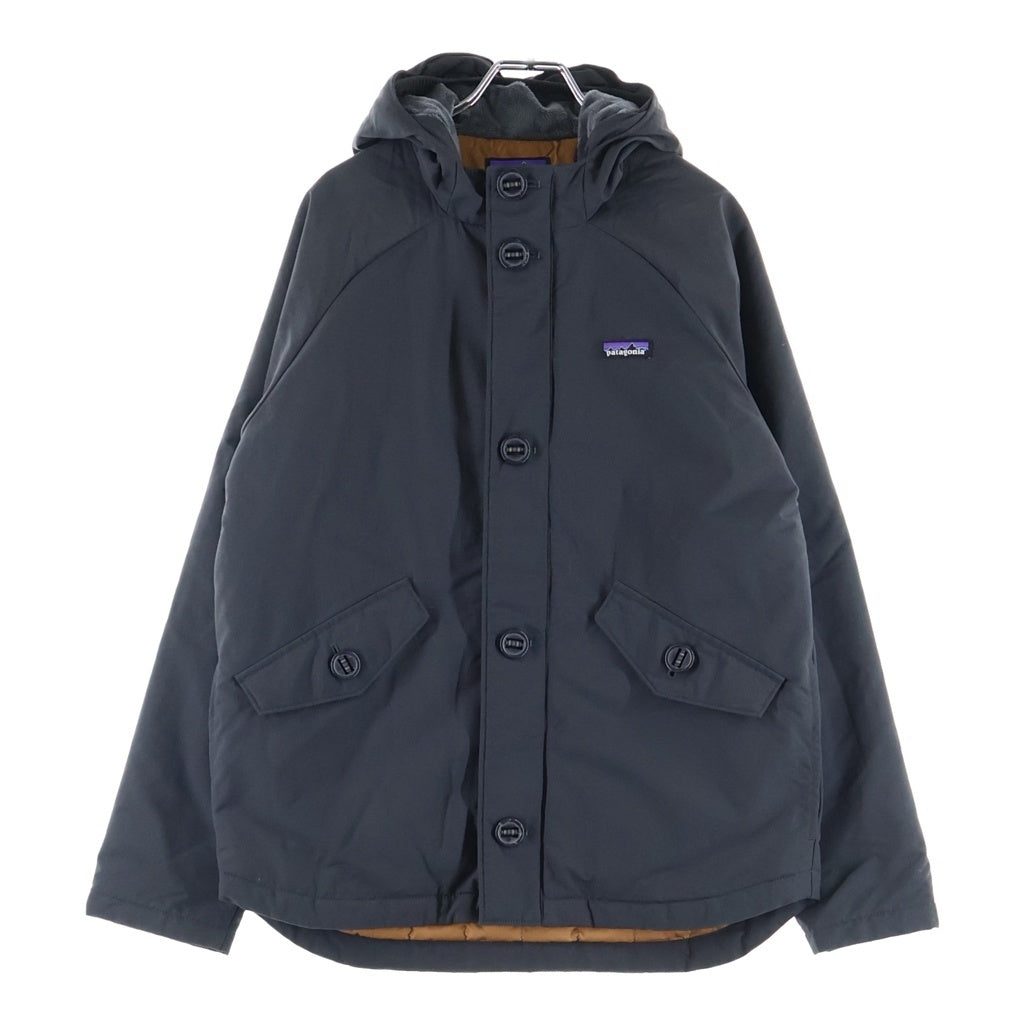 PATAGONIA(パタゴニア) Boy's Insulated Isthmus ボーイズ インサレーテッド イスマス 中綿フーデッドジャケット グレー キッズ STY68045