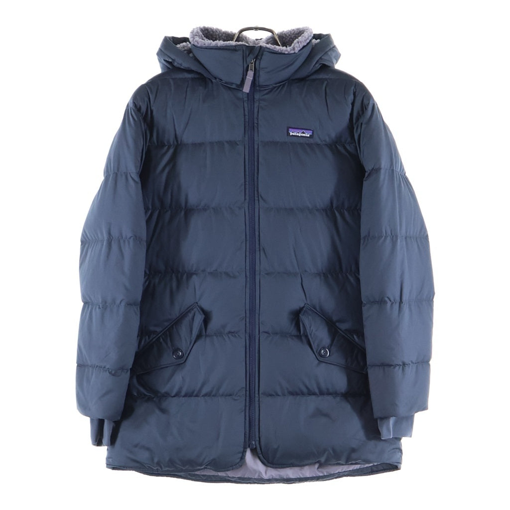 PATAGONIA(パタゴニア) Girls' Down Parka ガールズ フーデッドダウンジャケット ネイビー キッズ STY68270