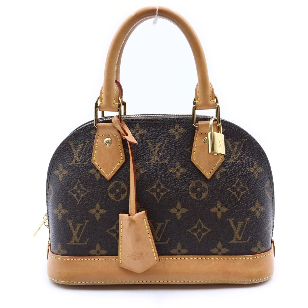 LOUIS VUITTON(ルイヴィトン) モノグラム アルマBB レザーハンドショルダーバッグ ブラウン M53152 レディース