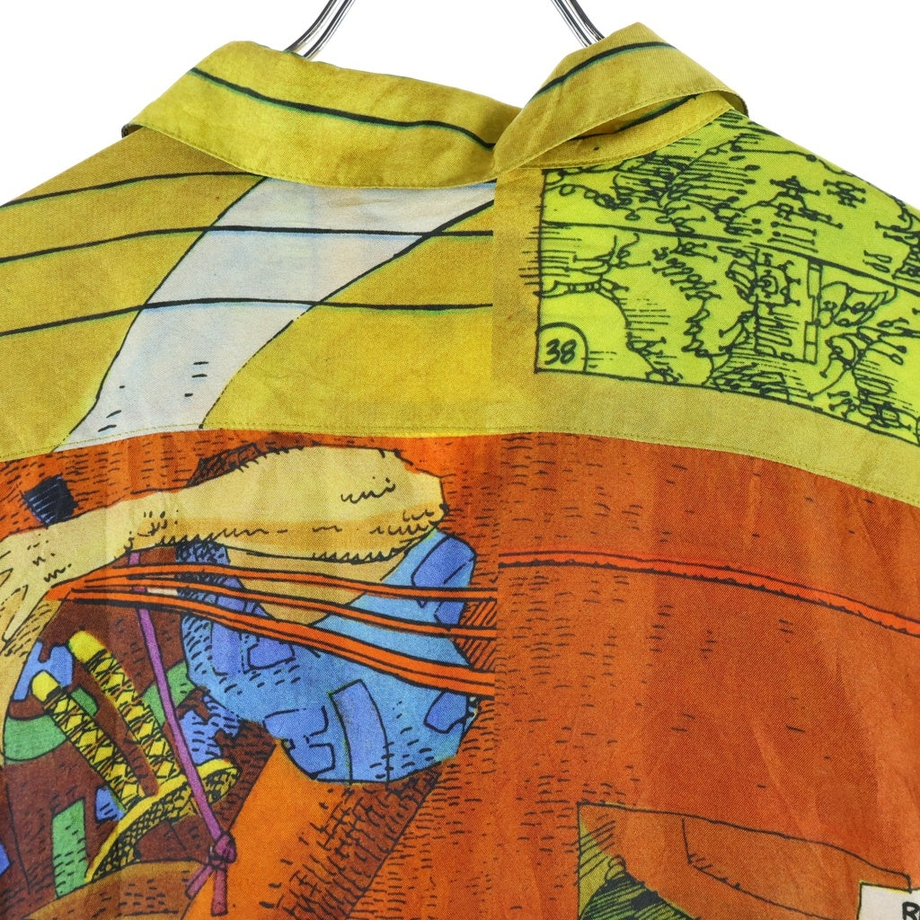 SUPREME(シュプリーム) 23SS Ronin Silk S/S Shirt ローニン 総柄半袖シルクシャツ マルチカラー