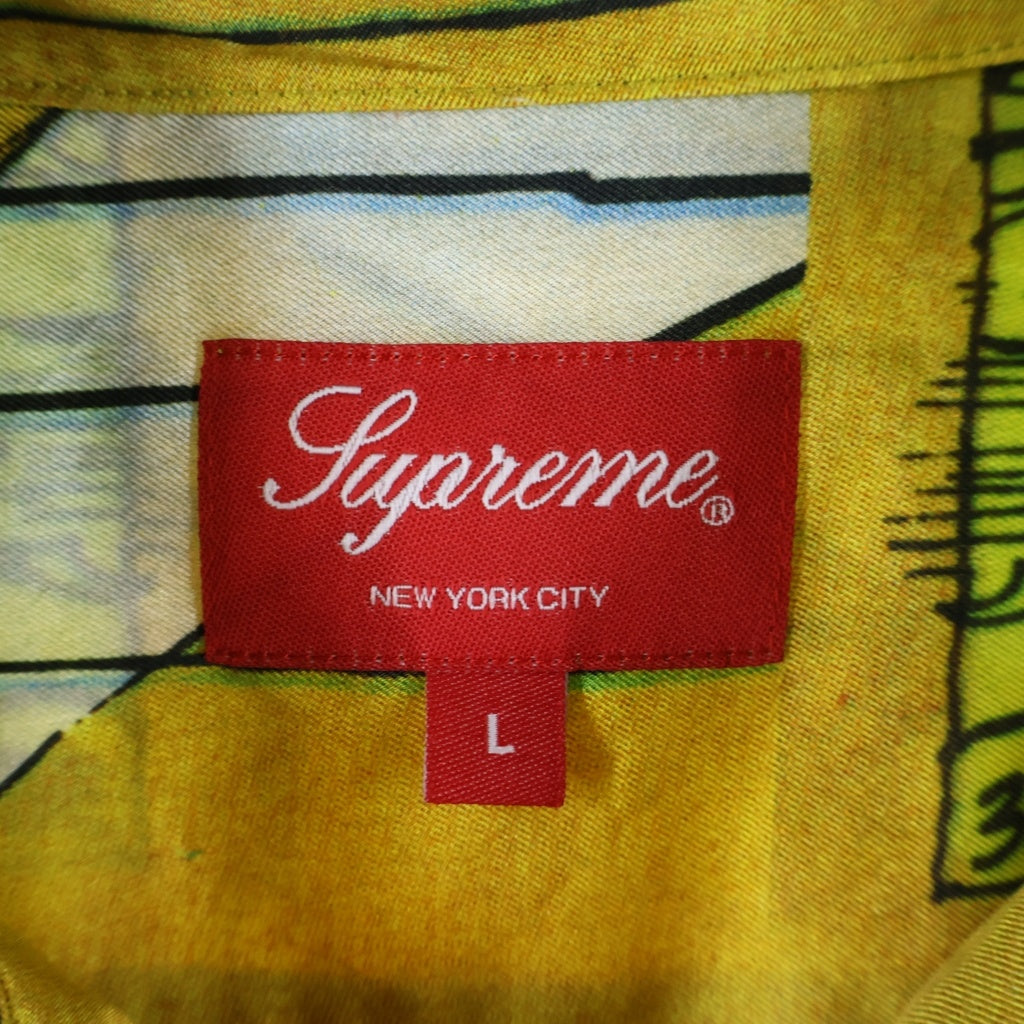 SUPREME(シュプリーム) 23SS Ronin Silk S/S Shirt ローニン 総柄半袖シルクシャツ マルチカラー