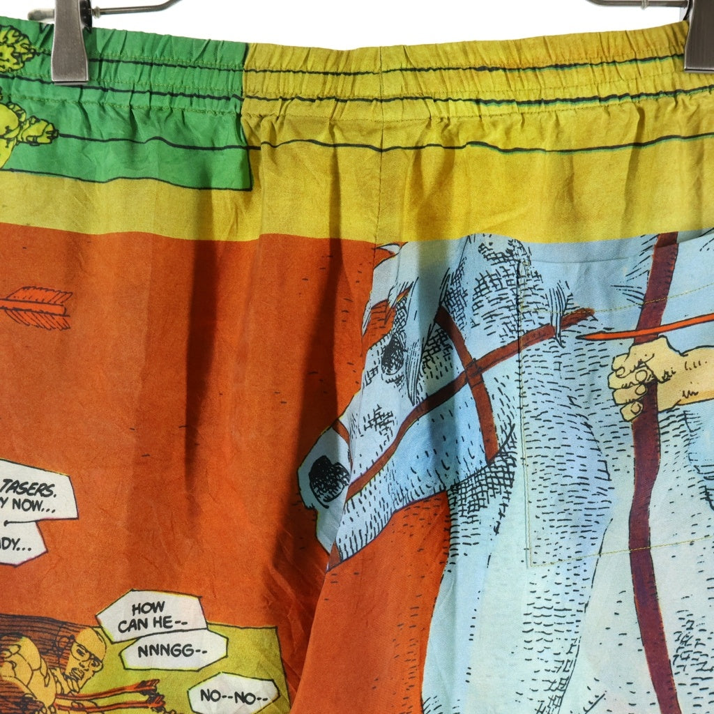 SUPREME(シュプリーム) 23SS Ronin Silk Shorts ローニン 総柄シルクハーフパンツ マルチカラー