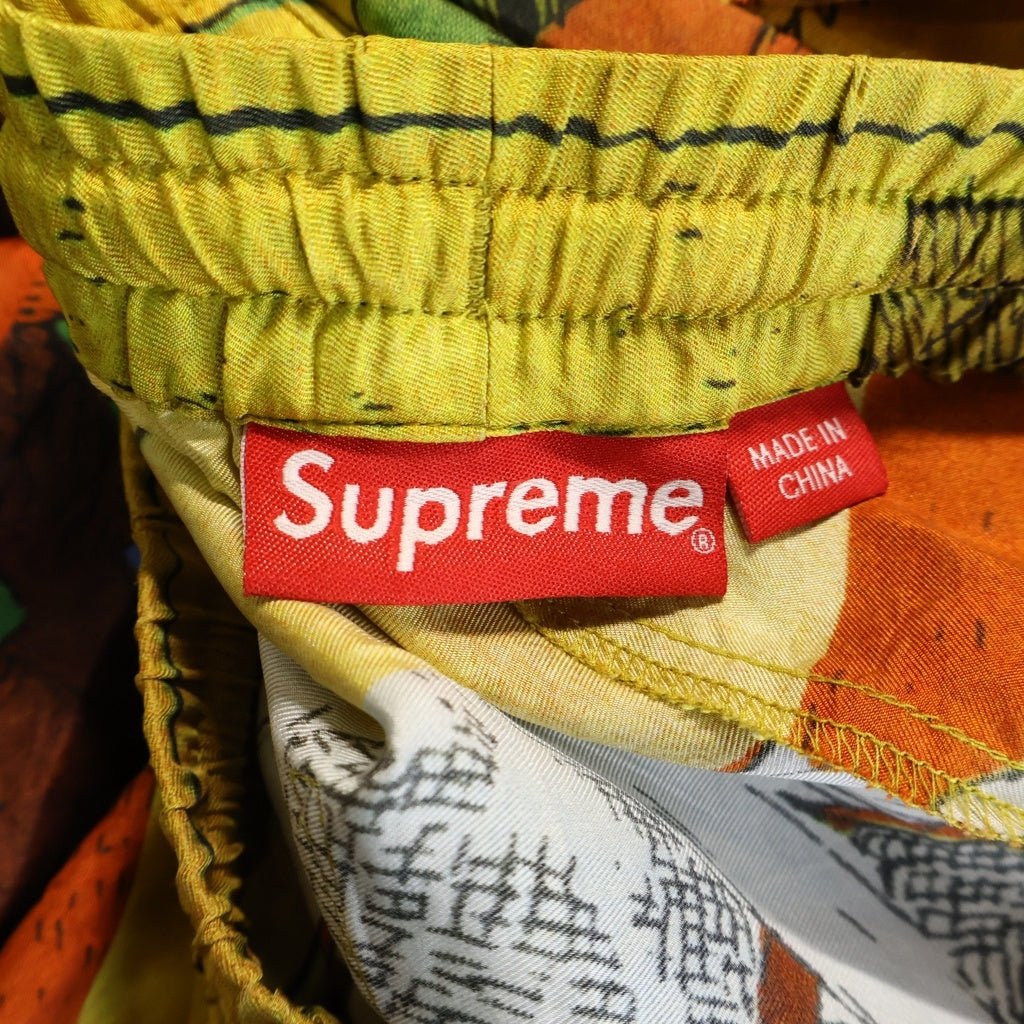 SUPREME(シュプリーム) 23SS Ronin Silk Shorts ローニン 総柄シルクハーフパンツ マルチカラー