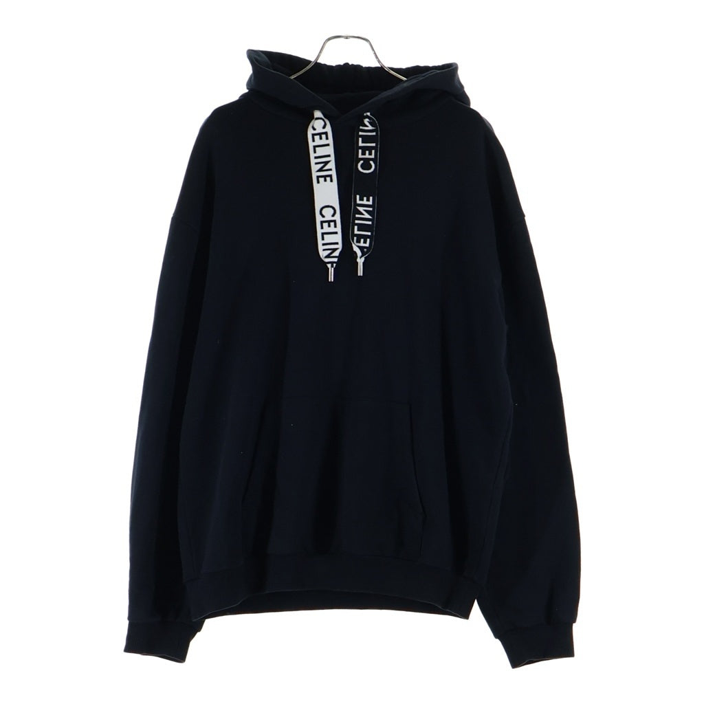CELINE(セリーヌ) ロゴドローコード プルオーバーパーカー ブラック 2Y468052H