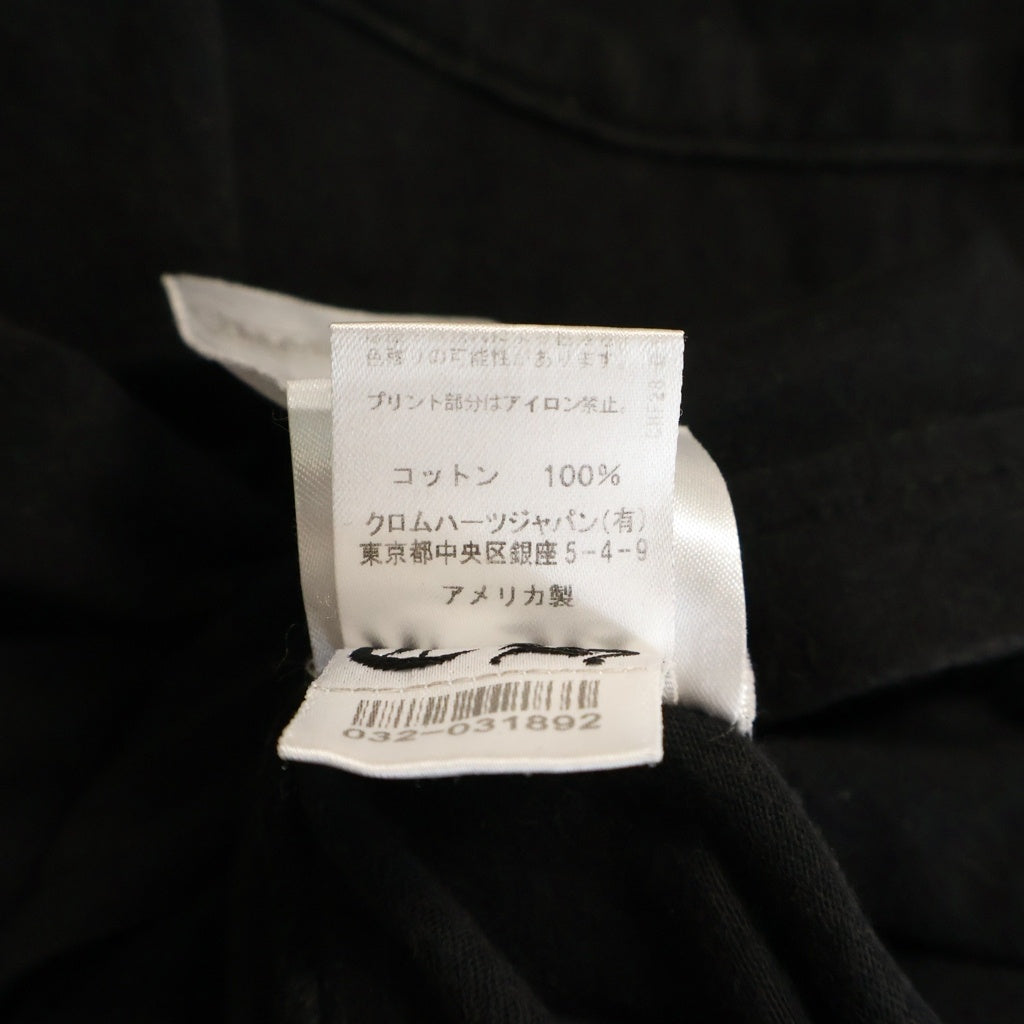 CHROME HEARTS(クロムハーツ) Back Circle Logo S/S Tee バックグラデーション サークルロゴ 半袖Tシャツ カットソー コットン ブラック