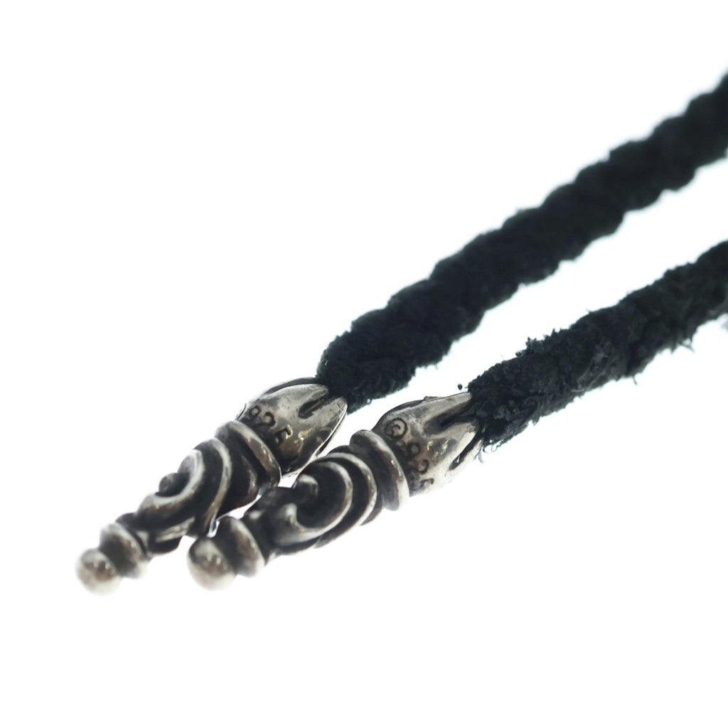CHROME HEARTS(クロムハーツ) FILIG CROSS LB フィリグリークロス wレザーブレイド シルバー