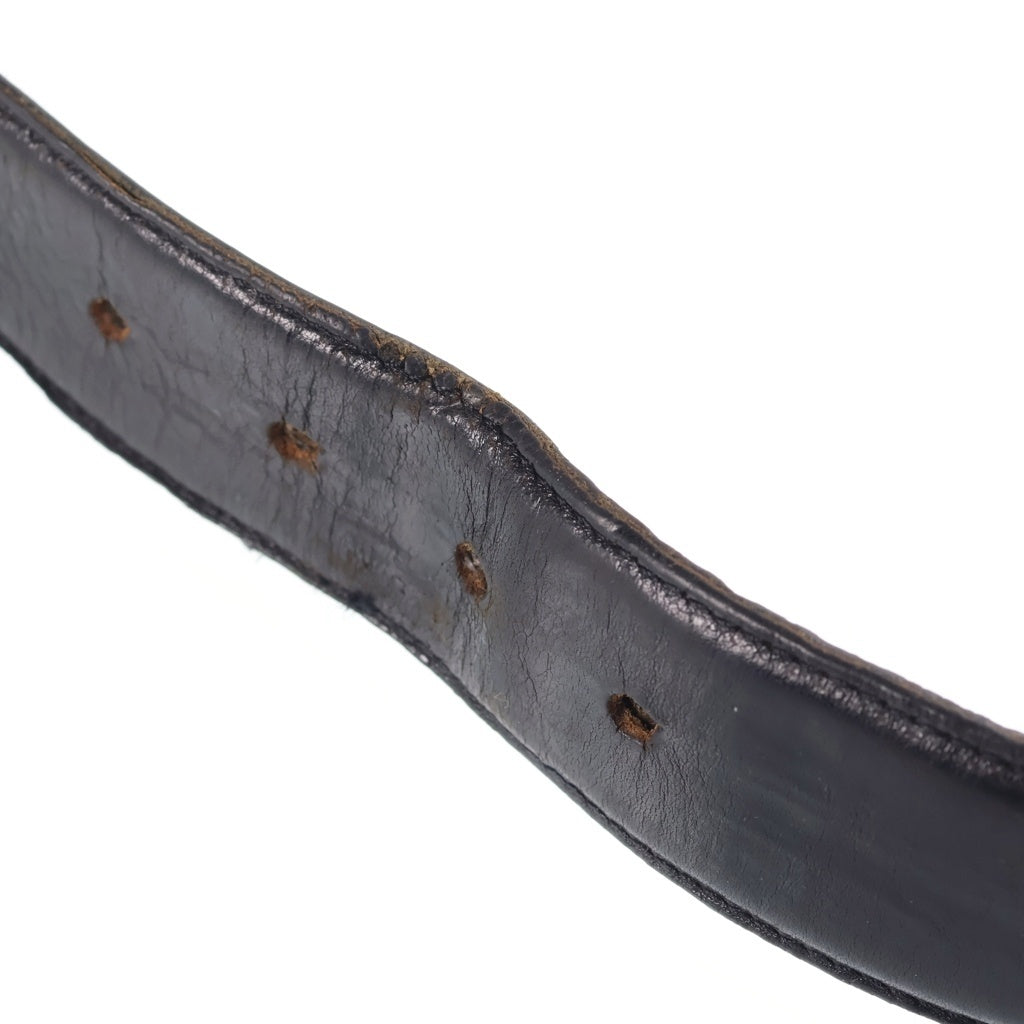 CHROME HEARTS(クロムハーツ) BLT CLT ROLLER 3PC 1.5inch 3PCケルティックローラー レザーベルト シルバー/ブラック