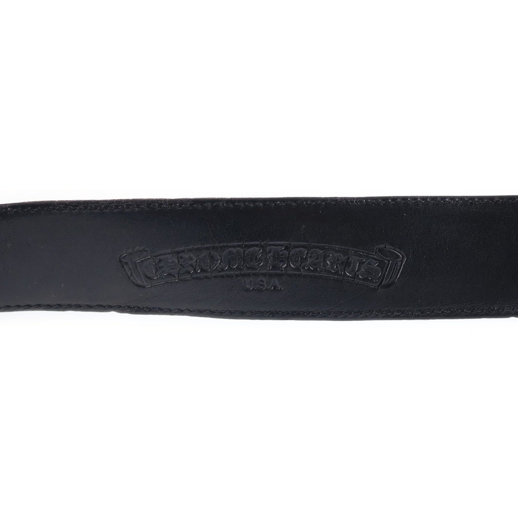 CHROME HEARTS(クロムハーツ) BLT CLT ROLLER 3PC 1.5inch 3PCケルティックローラー レザーベルト シルバー/ブラック