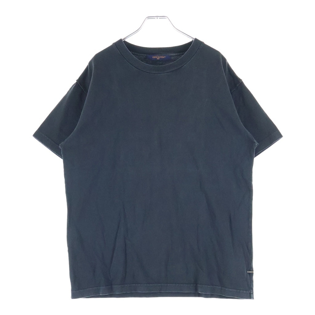 LOUIS VUITTON(ルイヴィトン) 23AW インサイドアウト バックロゴパッチ クルーネック半袖Tシャツカットソー ブラック RM232Q JYN HIY47W