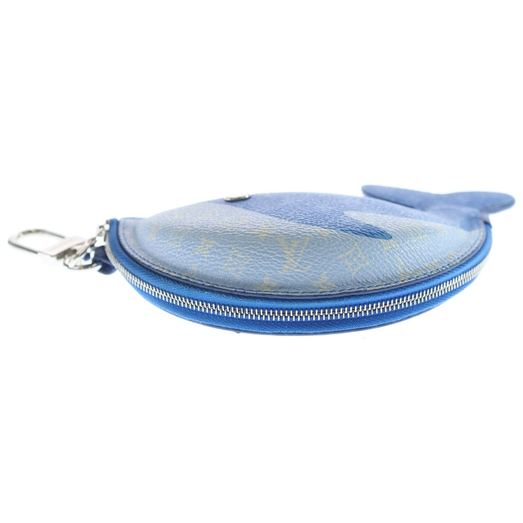 LOUIS VUITTON(ルイヴィトン) LV ホエール クジラポーチ バッグチャーム ブルー M02042 レディース