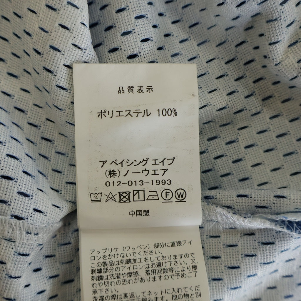 A BATHING APE(アベイシングエイプ) ABC CAMO BLUE BASKETBALL タンクトップ ブルー