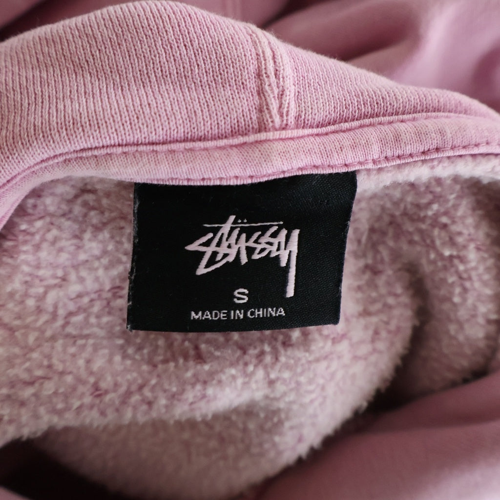 STUSSY(ステューシー) STOCK LOGO Amsterdam Hoodie プルオーバーパーカー ピンク