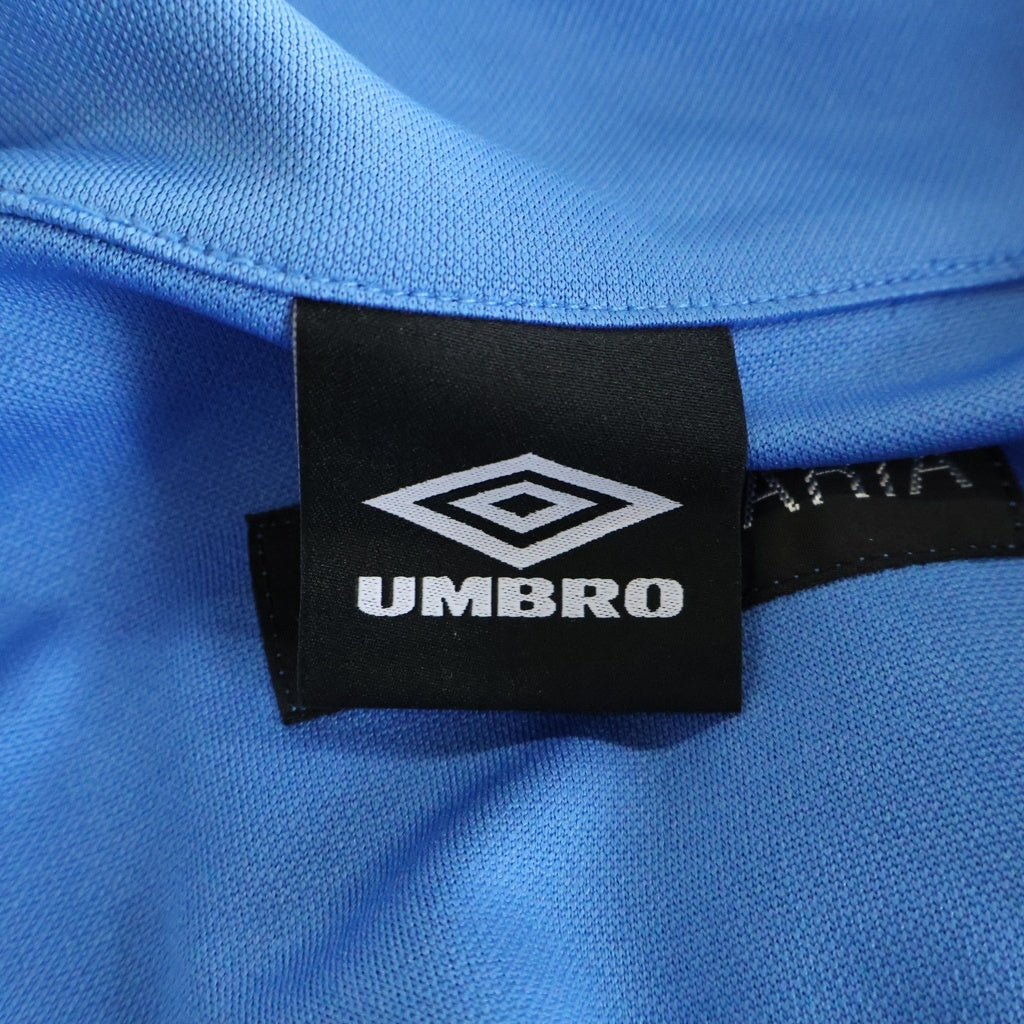 WACKO MARIA(ワコマリア) ×UMBRO Jersey Track Jacket アンブロ フロント刺繍ロゴ トラックジャケット ブルー 26SS-WMO-UB03