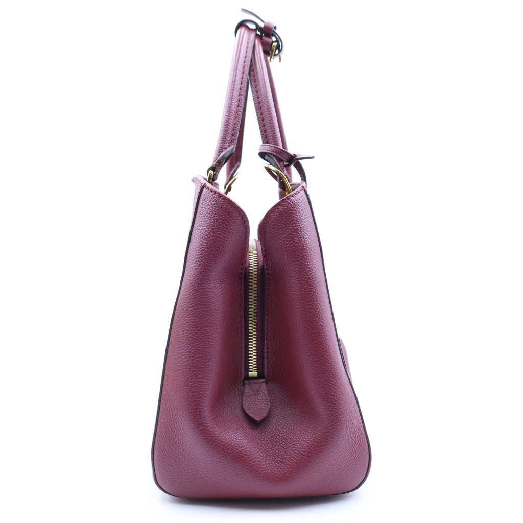 LOUIS VUITTON(ルイヴィトン) モンテーニュMM モノグラムアンプラント 2WAY ハンドバッグ ショルダーバッグ レッド M41196 レディース