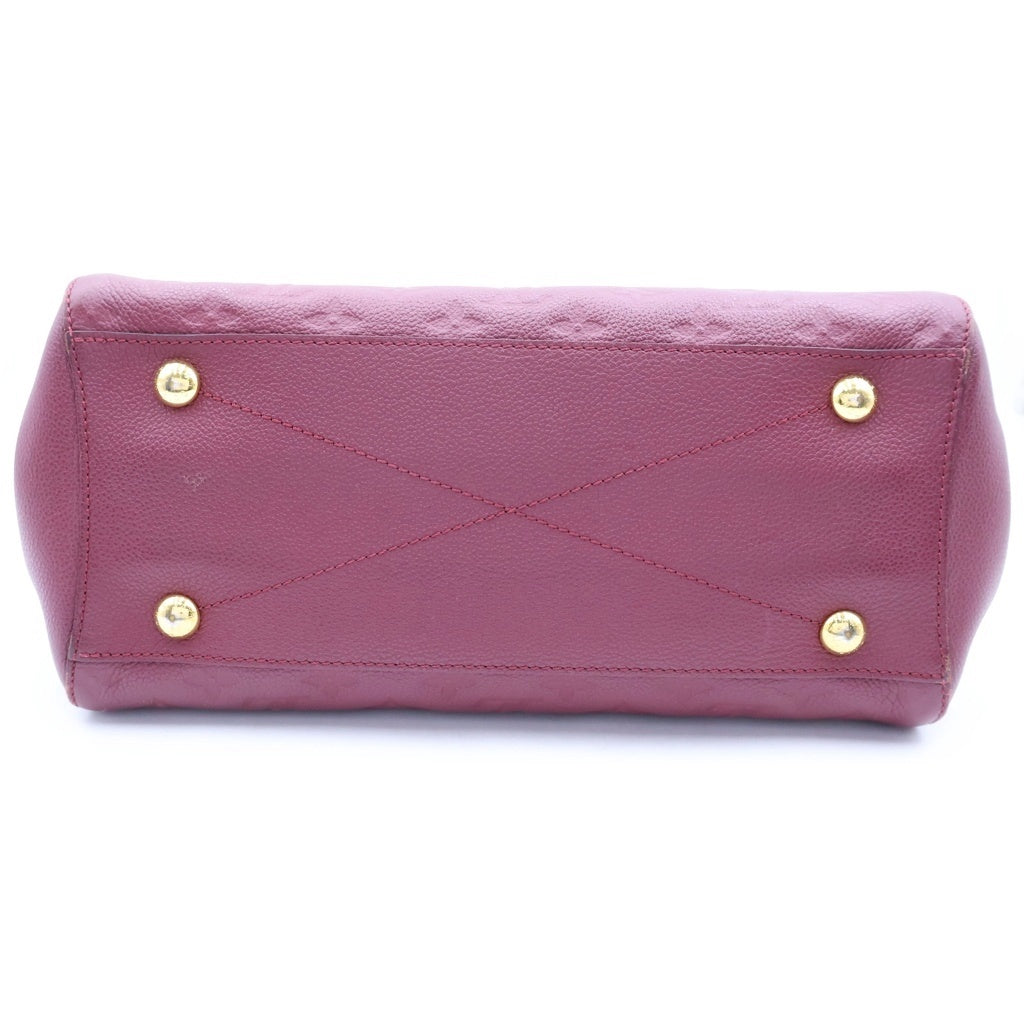 LOUIS VUITTON(ルイヴィトン) モンテーニュMM モノグラムアンプラント 2WAY ハンドバッグ ショルダーバッグ レッド M41196 レディース