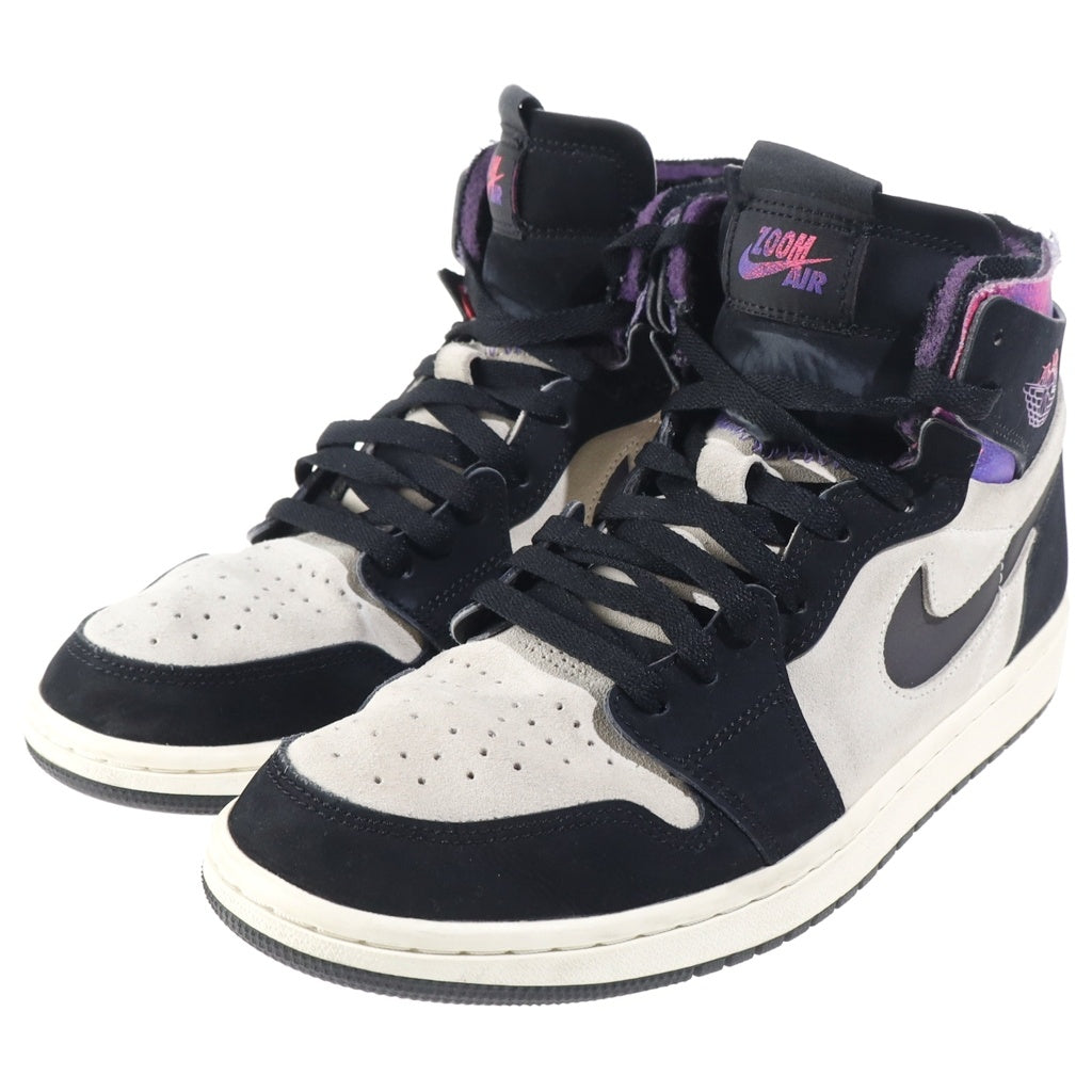NIKE(ナイキ) ×Paris Saint-Germain Jordan 1 High Zoom Air パリサンジェルマン エアジョーダン1 ズーム エア CMFT ハイカットスニーカー ホワイト/ブラック US8.5/26.5cm DB3610-105