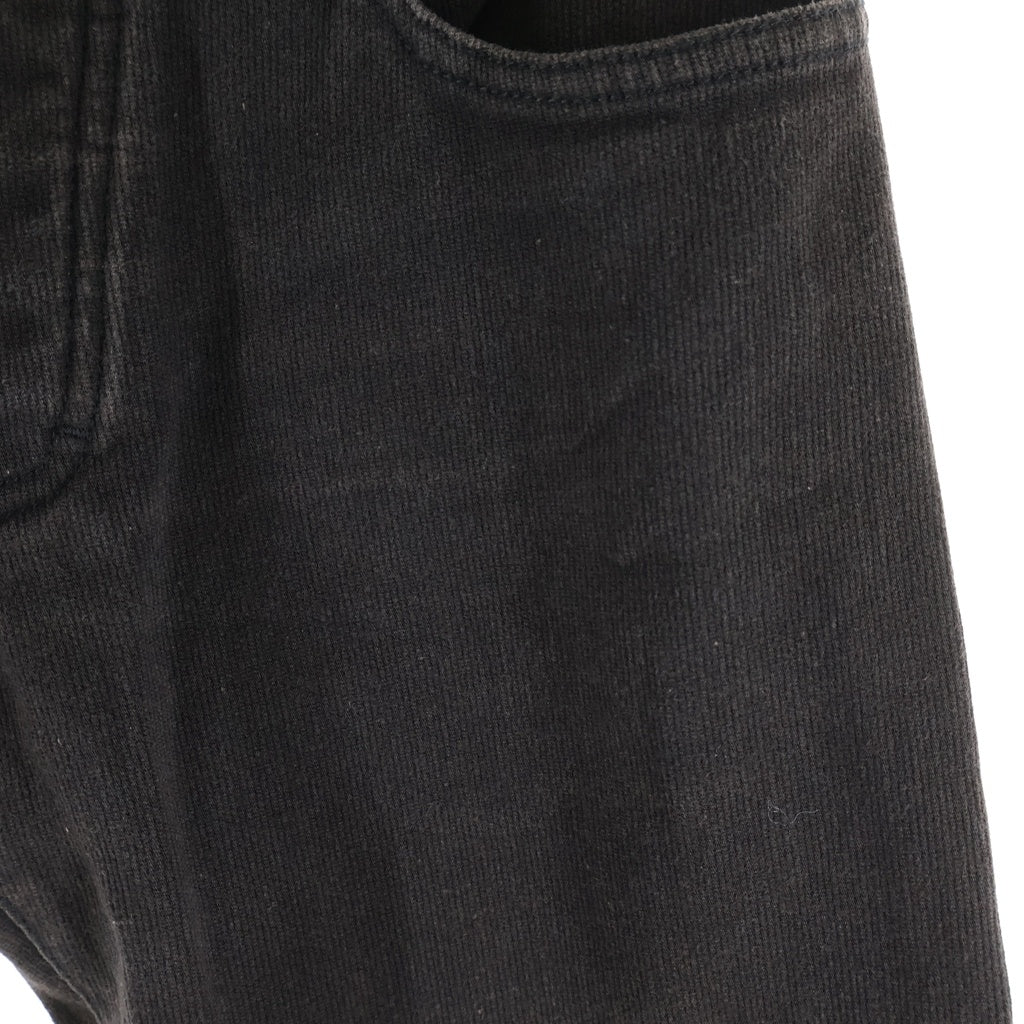 CHROME HEARTS(クロムハーツ) CRS BTN DENIM PANTS クロスボールボタン ボタンフライ ストレートデニムパンツ ブラック