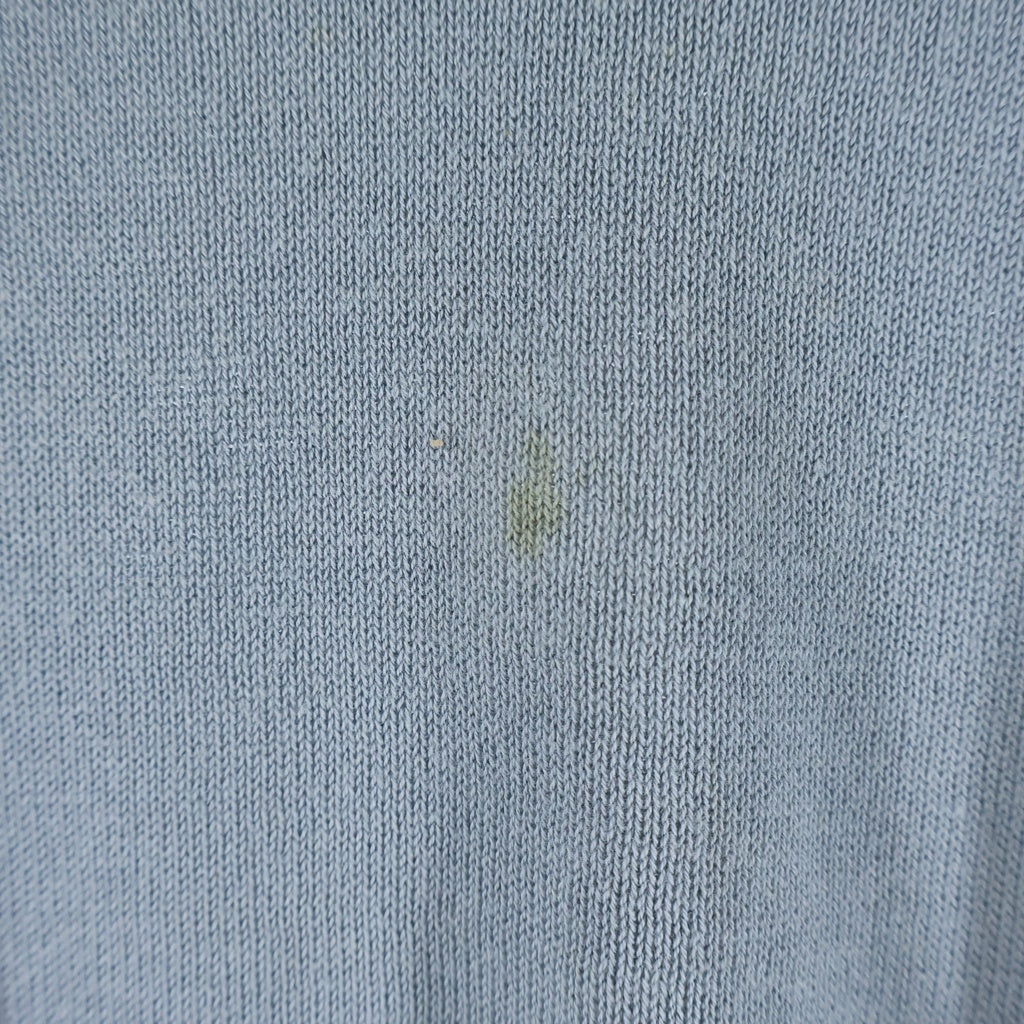 COMME des GARCONS HOMME(コムデギャルソンオム) 90s 田中オム期 コットンクルーネックニット セーター ブルー HN-110300