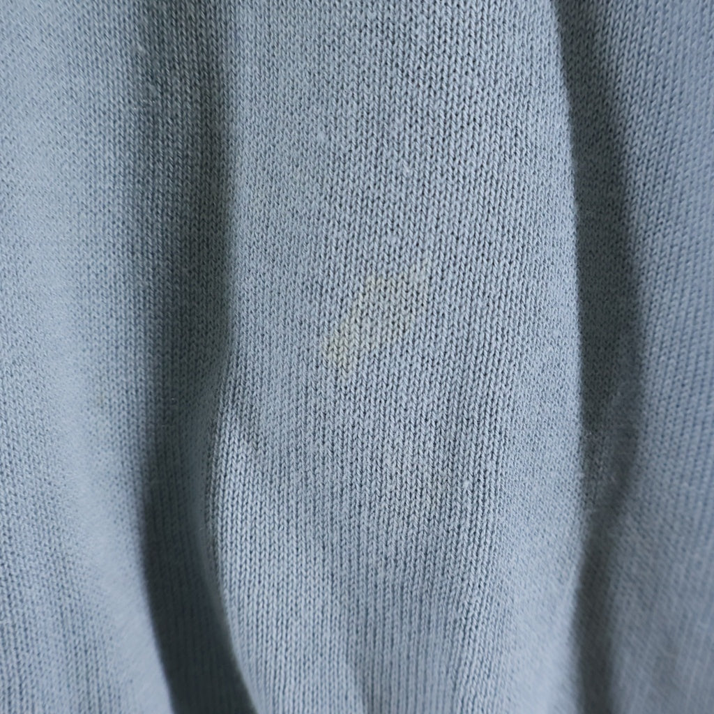 COMME des GARCONS HOMME(コムデギャルソンオム) 90s 田中オム期 コットンクルーネックニット セーター ブルー HN-110300