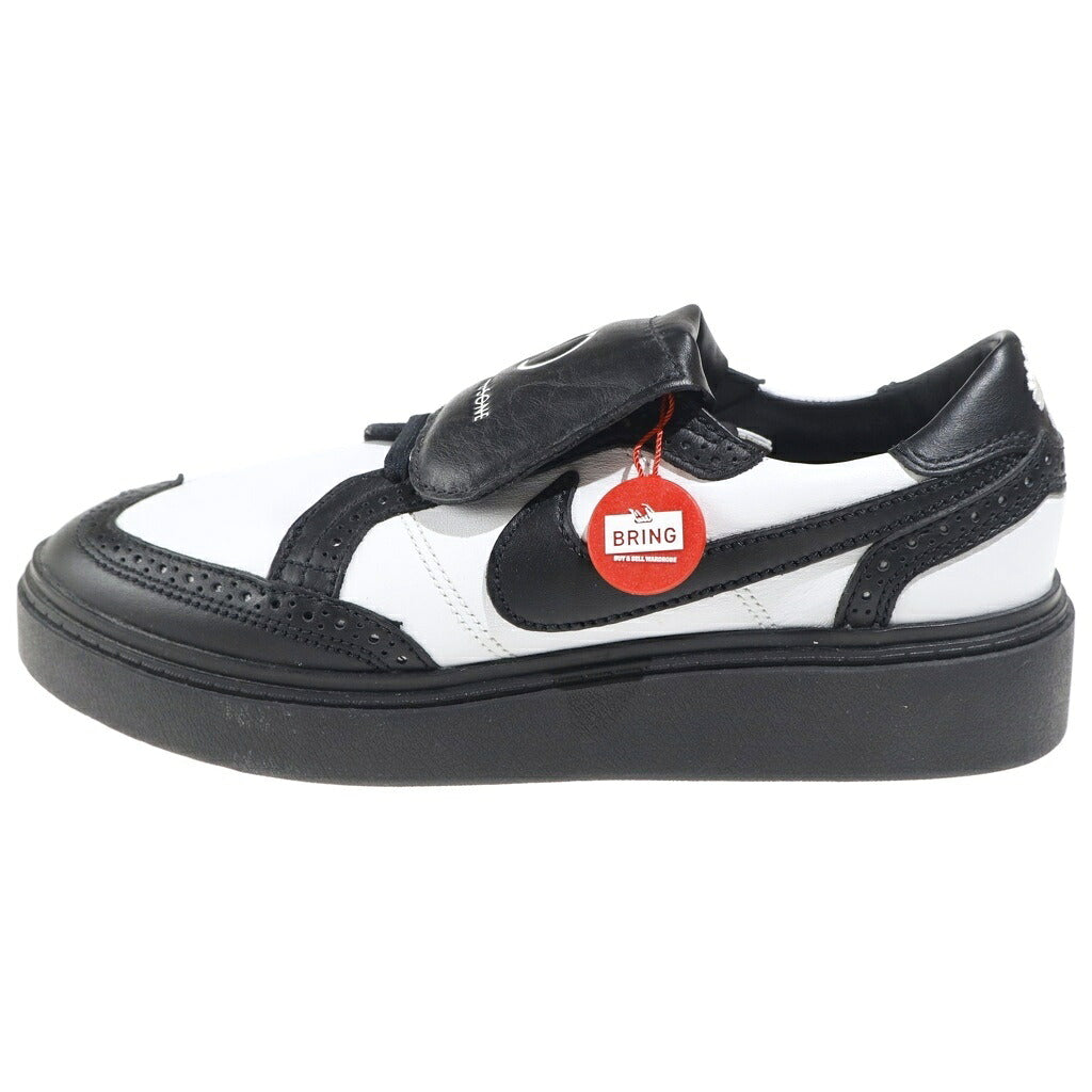 NIKE(ナイキ) ×PEACEMINUSONE KWONDO1 ピースマイナスワン レザーローカットスニーカー ブラック/ホワイト US10/28cm DH2482-101