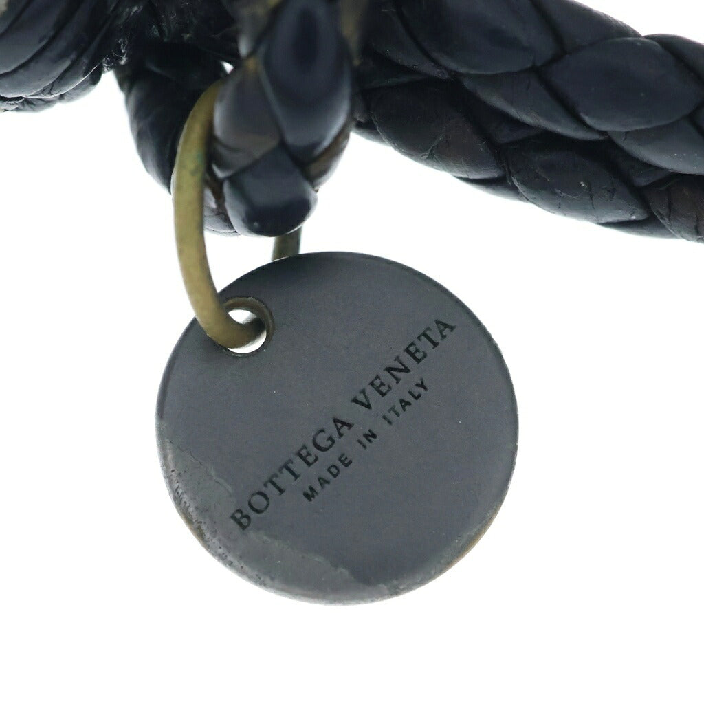 BOTTEGA VENETA(ボッテガヴェネタ) イントレチャート ラップブレスレット ブラック