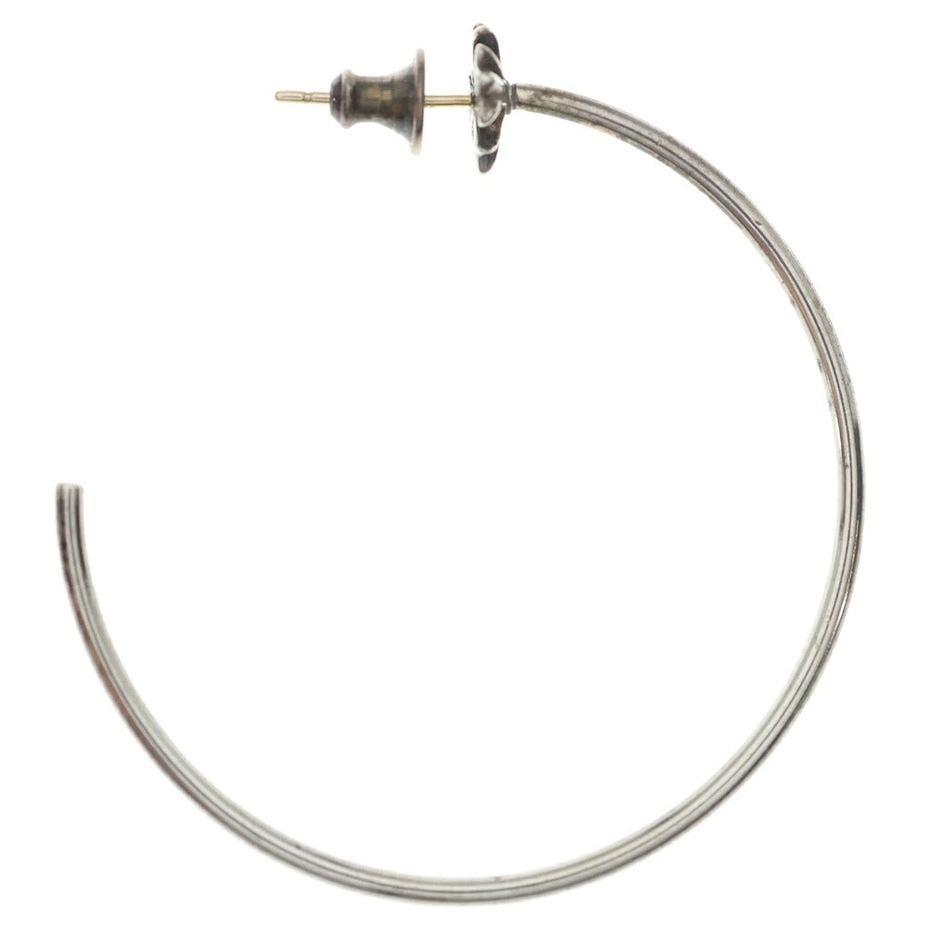 CHROME HEARTS(クロムハーツ) HOOP CH PLS CHプラス フープピアス シルバー