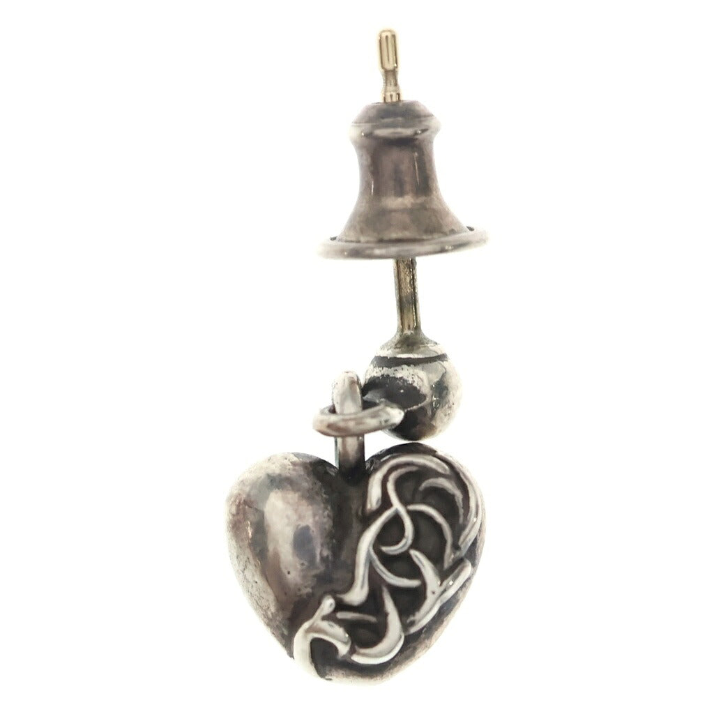 CHROME HEARTS(クロムハーツ) DRP HEART ハートドロップピアス シルバー