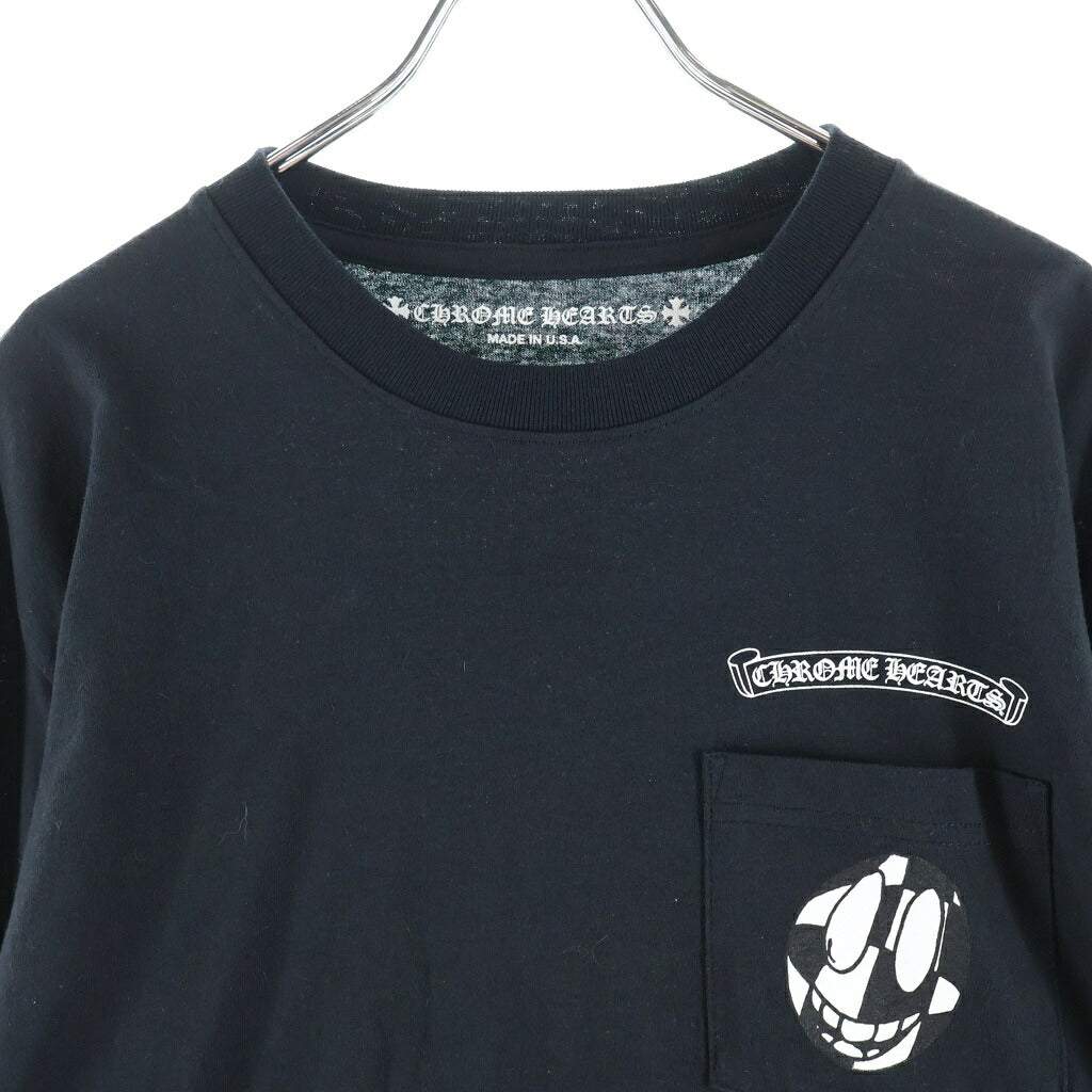CHROME HEARTS(クロムハーツ) ×MATTY BOY Sex Records Link L/S Tee ×マッティボーイ セックスレコード リンク ロングスリーブ クルーネック長袖Tシャツカットソー ブラック