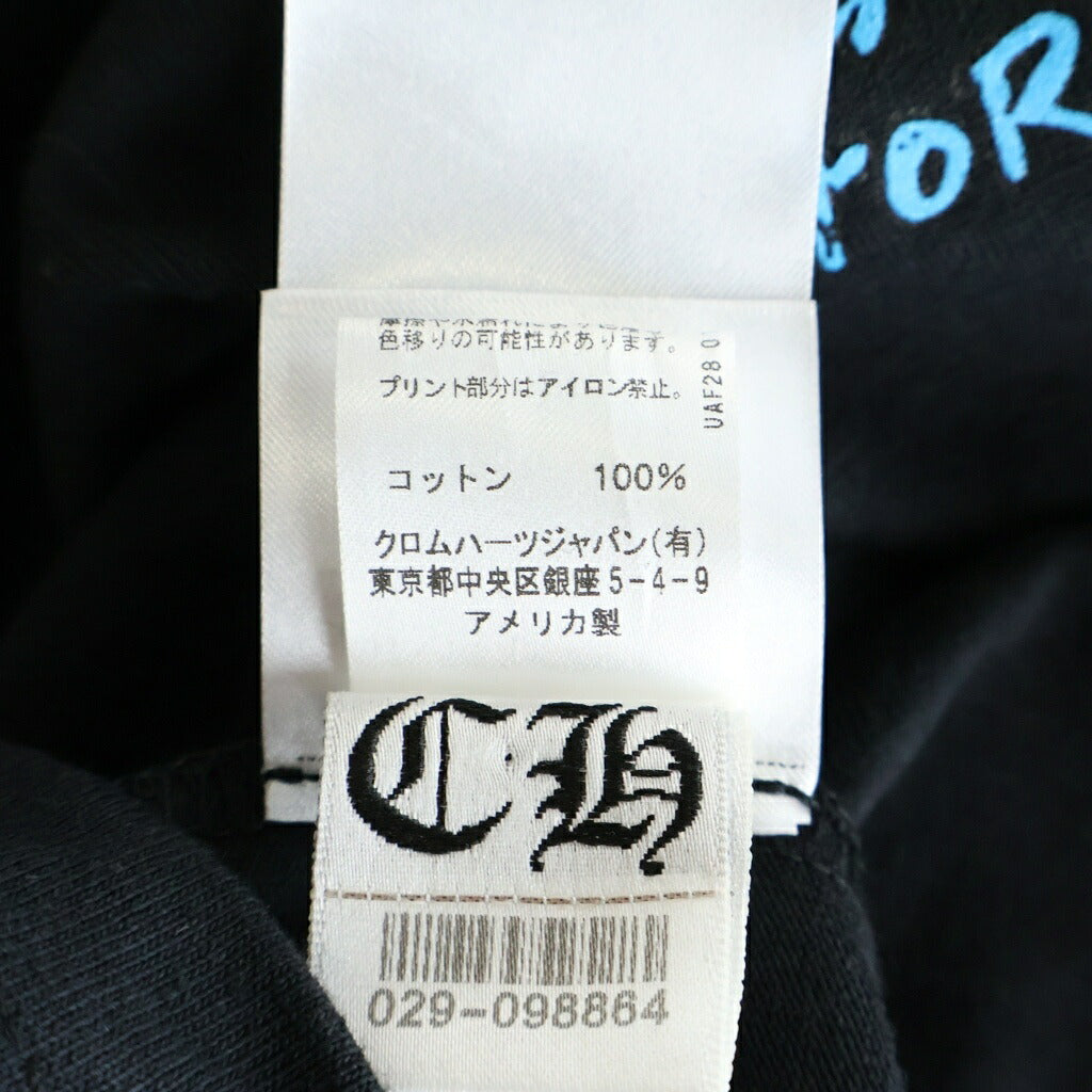 CHROME HEARTS(クロムハーツ) ×MATTY BOY Sex Records Link L/S Tee ×マッティボーイ セックスレコード リンク ロングスリーブ クルーネック長袖Tシャツカットソー ブラック