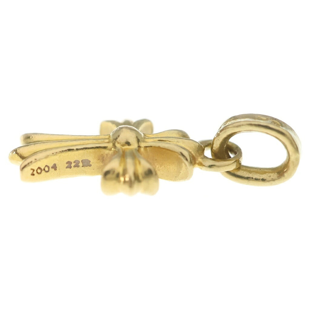 CHROME HEARTS(クロムハーツ) 22K CRS BBYFAT P/DIA ベイビーファットクロス PAVEダイヤ ペンダントトップ ゴールド BCA035