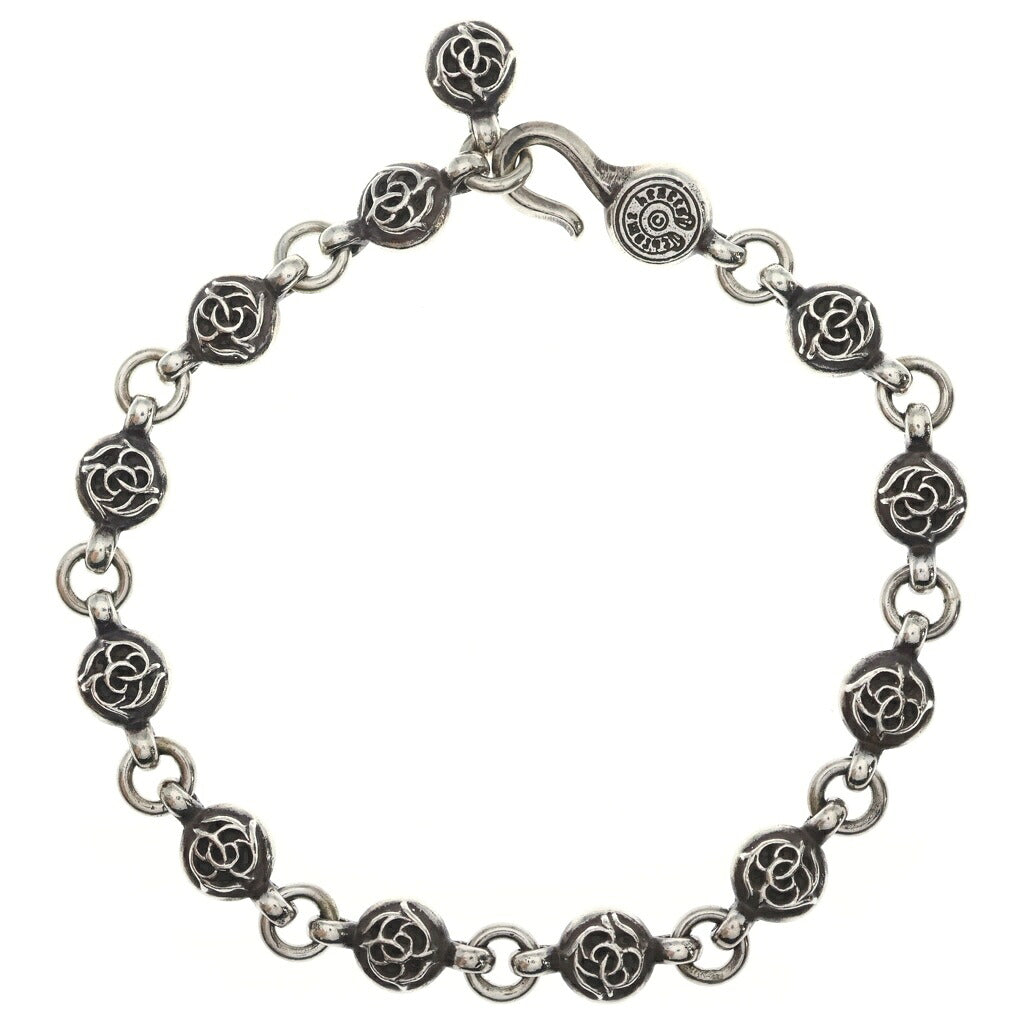 CHROME HEARTS(クロムハーツ) NO1 FLORAL BALL #1 フローラルボールブレスレット シルバー